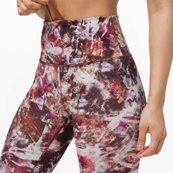 LULULEMON Women's Wunder Under Train High-Rise Leggings Urbantricity Multi Color - Picture 3 of 9